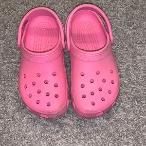 Pink Crocs